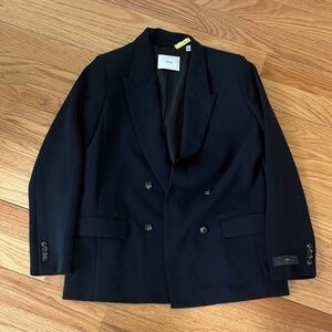 Wilfred black Double-Breasted Tailored Blazer